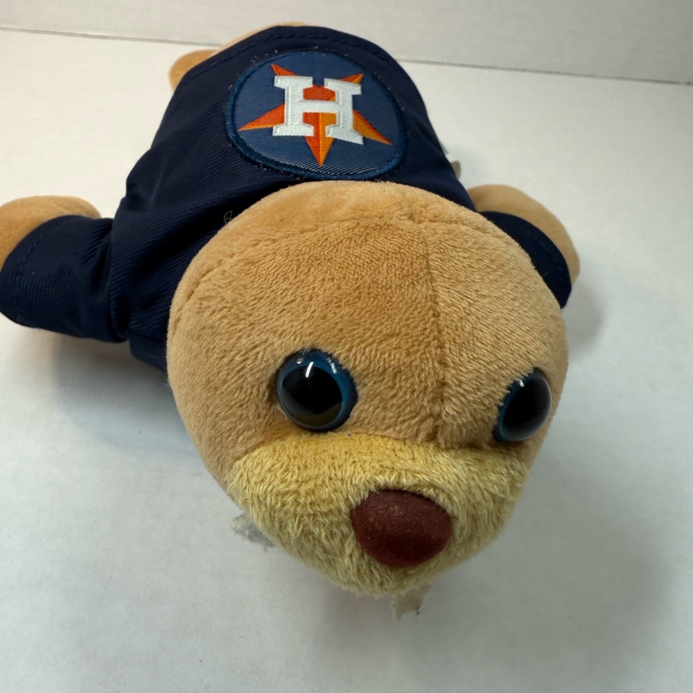 H by Halston Tan and Navy Stuffed Animal